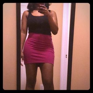 BCBG Fuchsia Mini Skirt